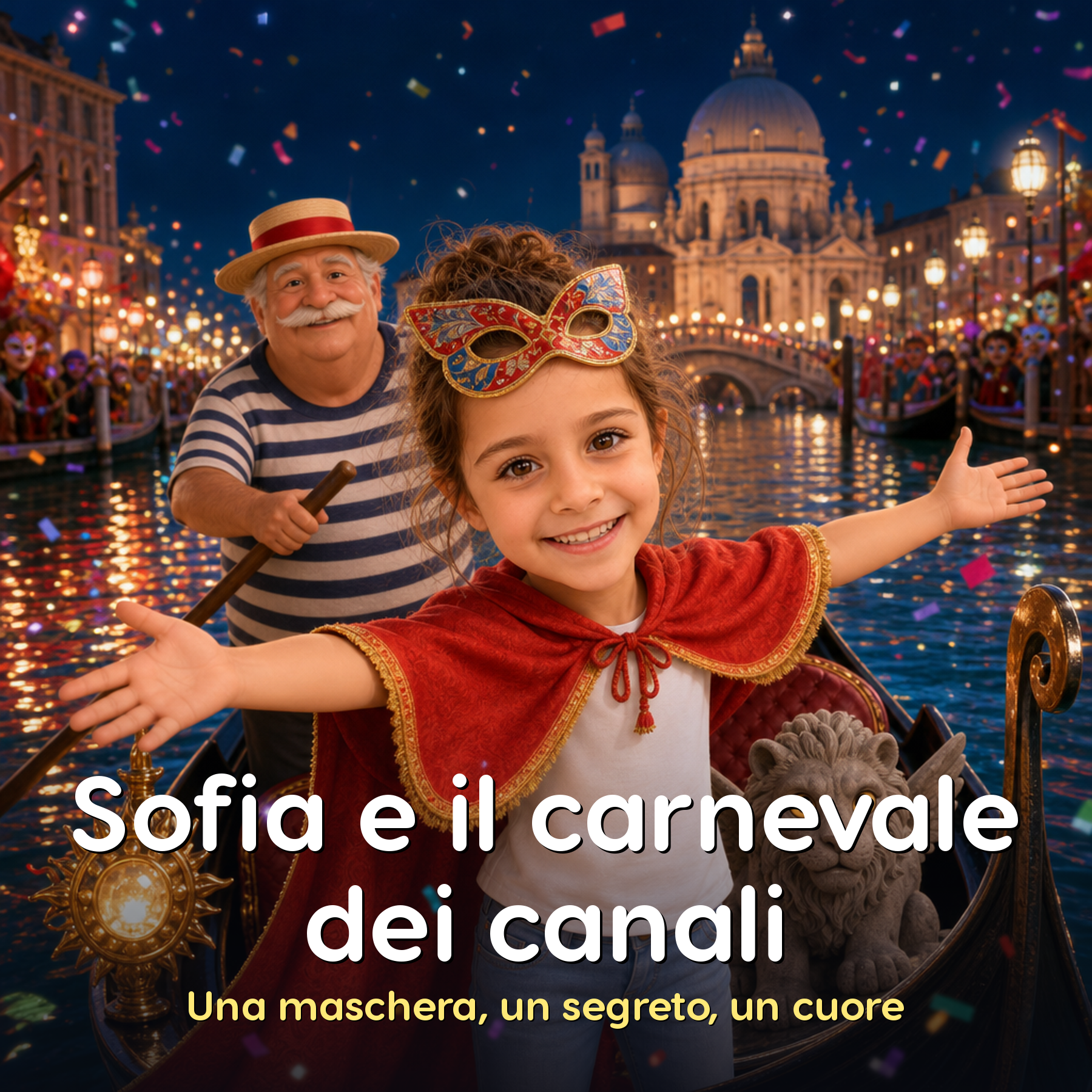 Personalized children's book in Italian: “Sofia e il carnevale dei canali”